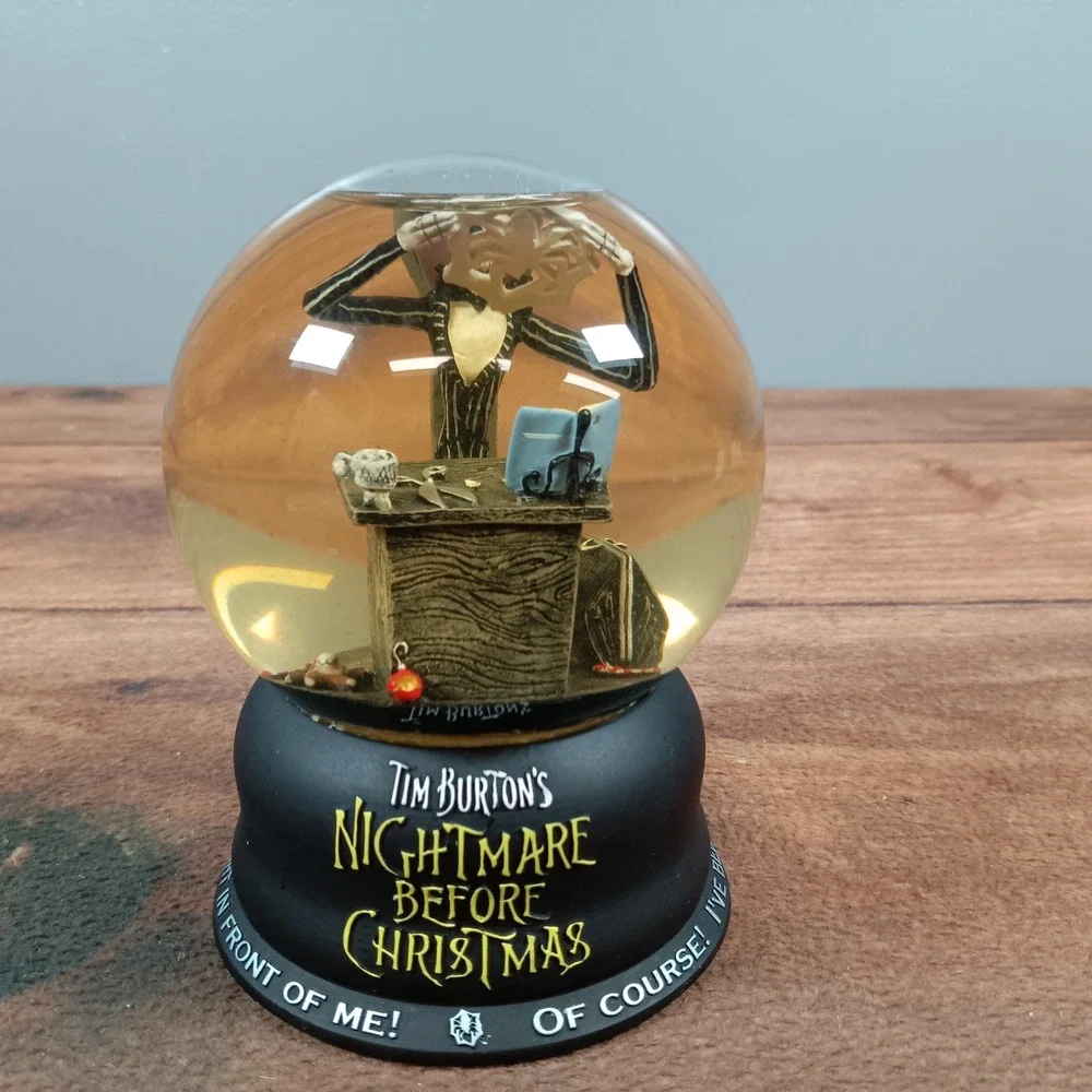 NECA Nightmare Before Christmas Spider Snow Flake Globe‎ Decoration New
